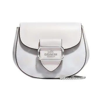 COACH Morgan Canvas With Leather Saddle Bag, Crossbody Bag, Shoulder Bag Women's White