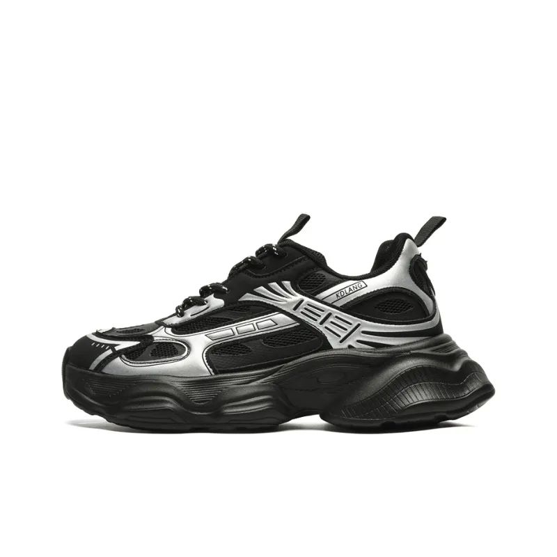 12345 Cushioning Breathable Lightweight Height Increasing Low Top Chunky Sneakers Unisex-5