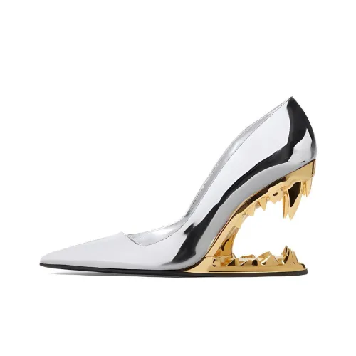 GCDS Morso Mirror 111mm Sculpted-heel Pumps