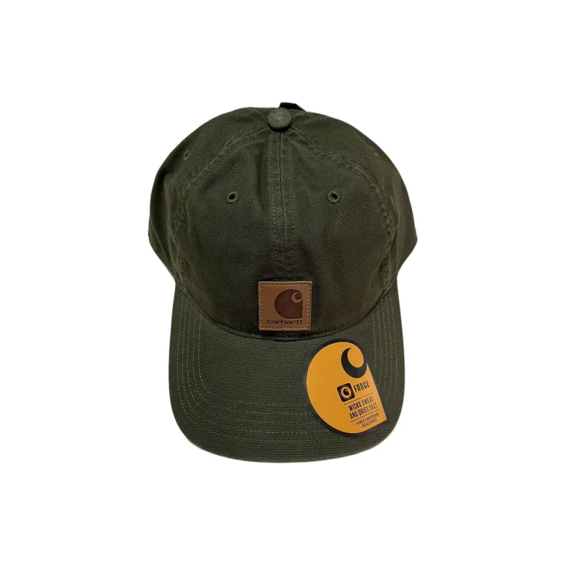 Carhartt Cotton Baseball Caps Unisex Dark Green-1