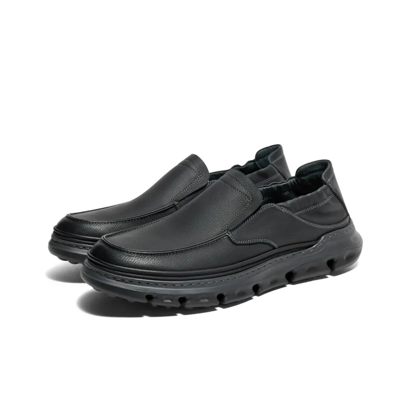 BELLE Casual Shoes Men Low-Top Black-2
