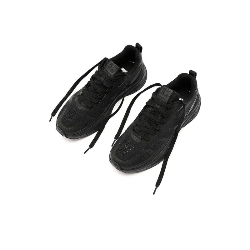 QIAODAN Wear resistant And Lightweight Low Top Casual Shoes Men's Black-3