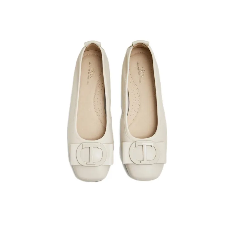 Tata Raw Chocolate Cream Casual Single Shoes Women's-7