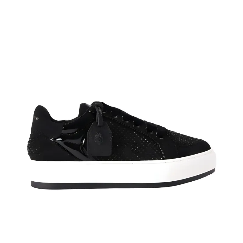 Kurt Geiger London SOUTHBANK TAG Low Top Skateboard Shoes Women's Black-1