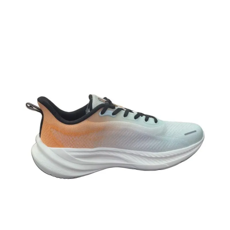 Erke Bullets Cushioning Breathable Low-Top Running Shoes Men's Blue Orange-1