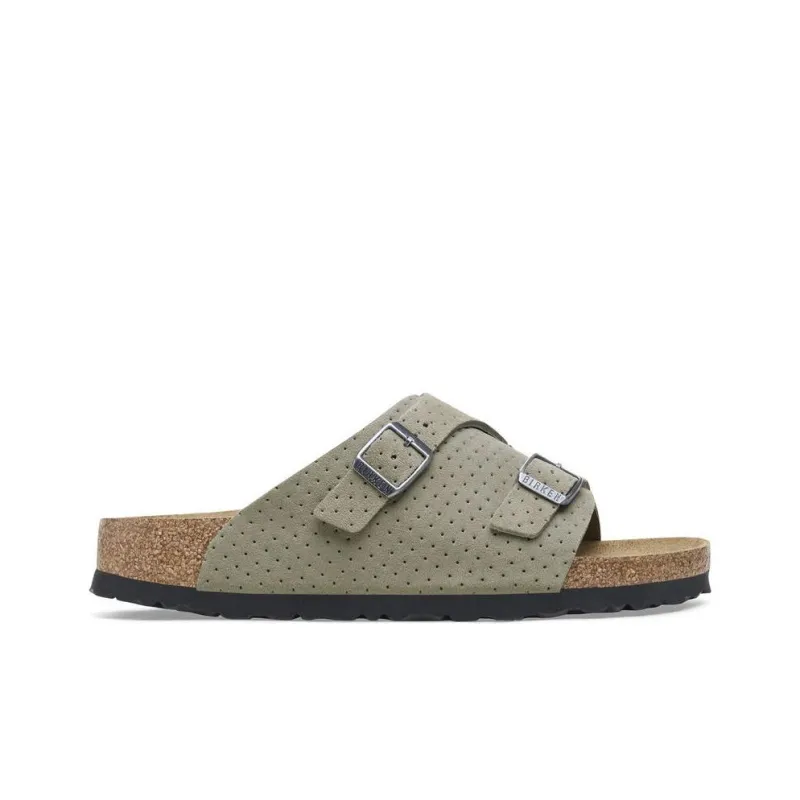 Birkenstock Zurich Slide Slippers Unisex Gray Regular-1