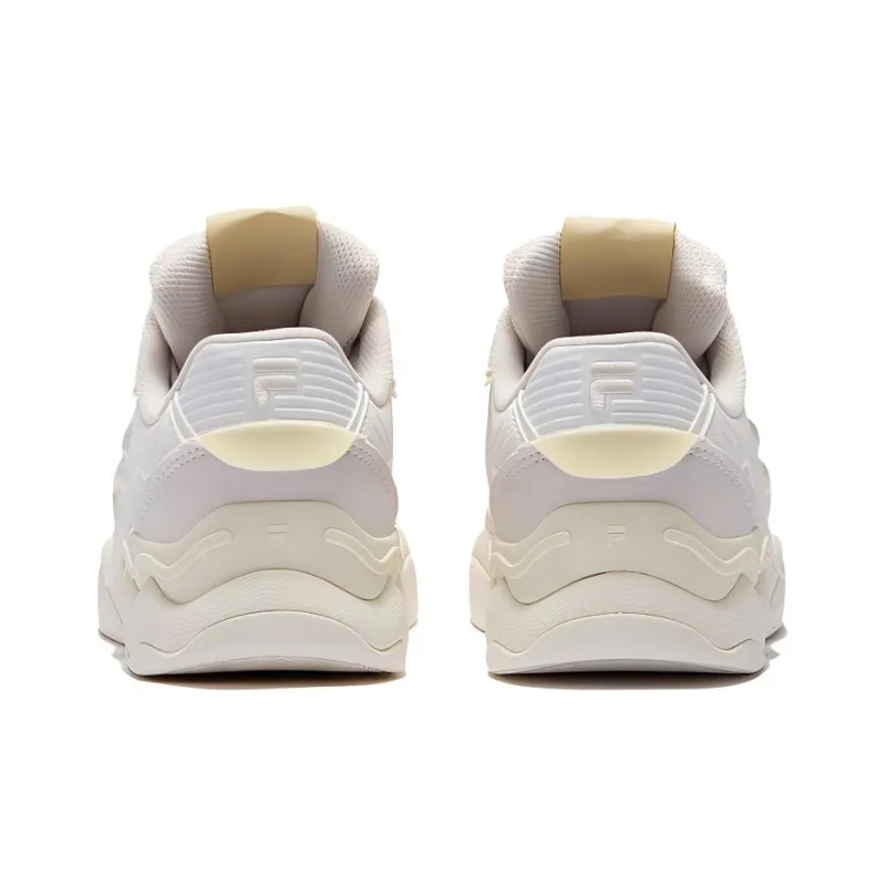 FILA FUSION Kick 2.0 Slip Resistant Cushioning Low Top Skateboard Shoes Women's White-2