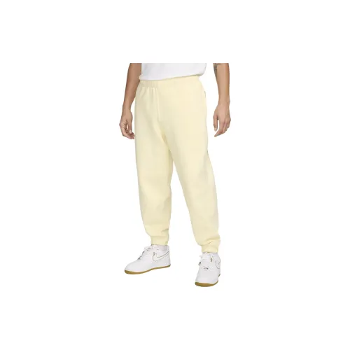 Nike Knitted Sweatpants Men Snowflake Gypsum White