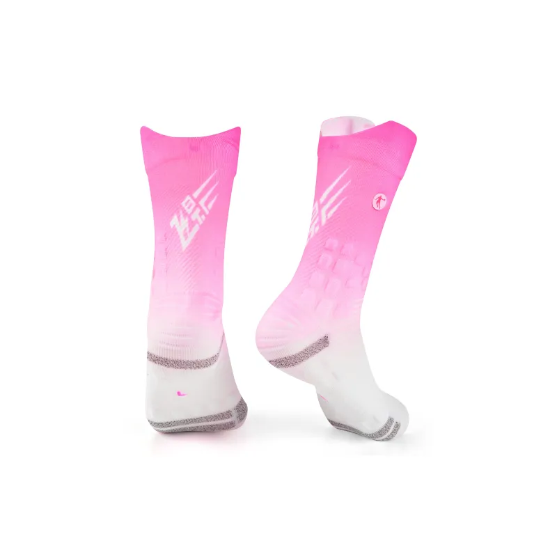 QIAODAN Flying Shadow PB4.0 Knee High Socks Men's 1 Pack Aurora Pink-2