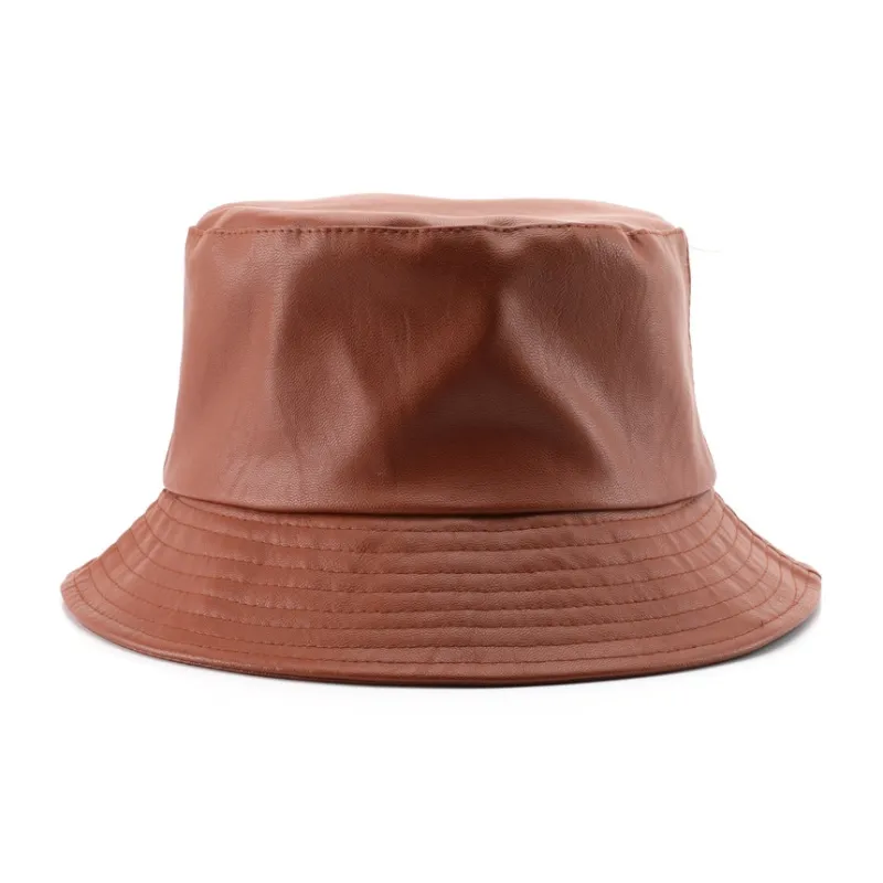 Yamaichi Maru Leather Bucket Hats Unisex-4