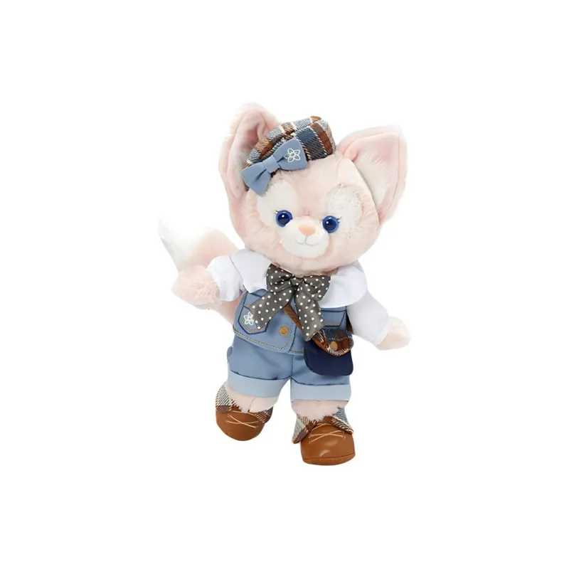 Disney LinaBell 2024 Duffy Denim Style Toy Playground Dolls Plush Doll 21.5cm Height-2