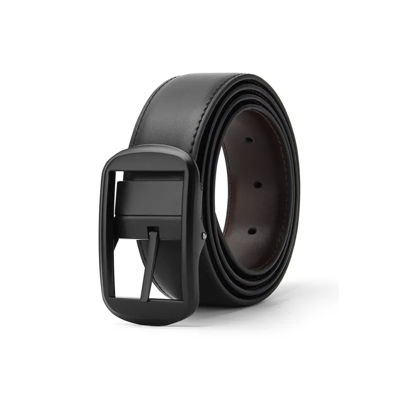 Lanza Cow Leather Belts Men's 3.5cm Width-0