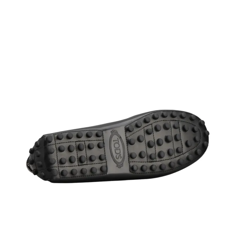 TOD'S Logo Plaque Ruched Slip On Loafers Women's-4