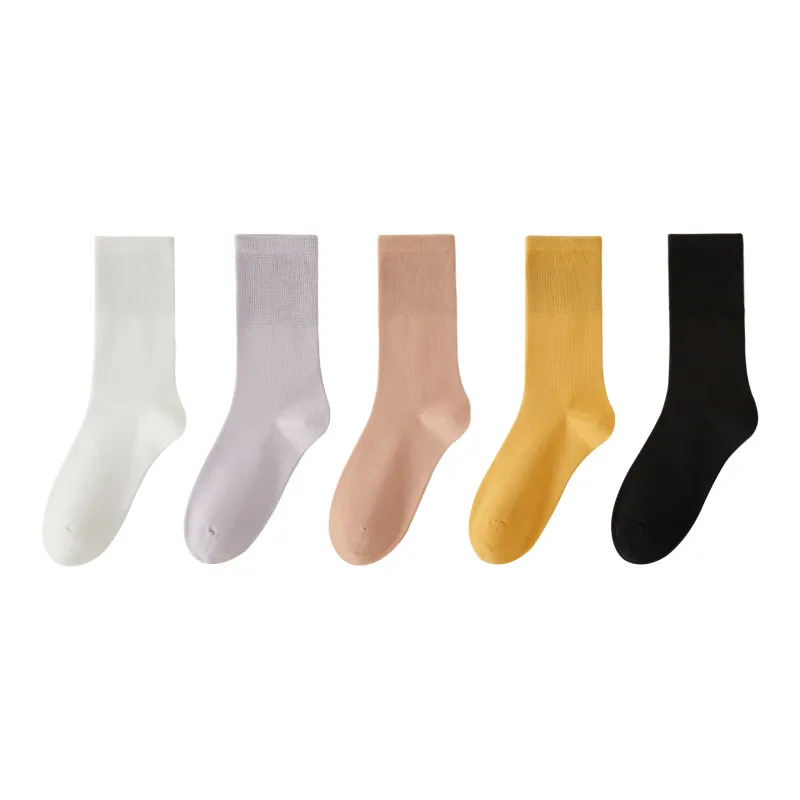 XXLLG Mid Calf Socks Women's 5 Pack-2