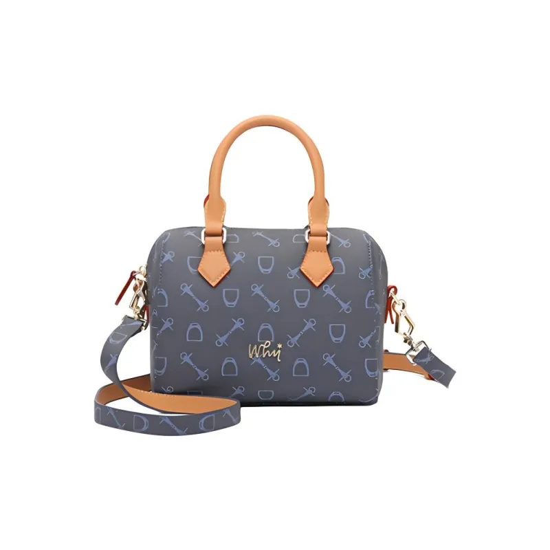 Why Artificial Leather Shoulder Bag, Crossbody Bag, Handbag Medium Size Women's Coffee/Milk Tea/Milk White/Blue-22