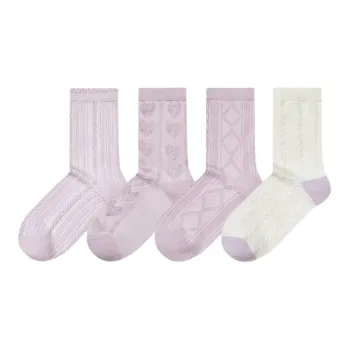 BIOSERICA ERA Mid Calf Socks Women's 4 Pack
