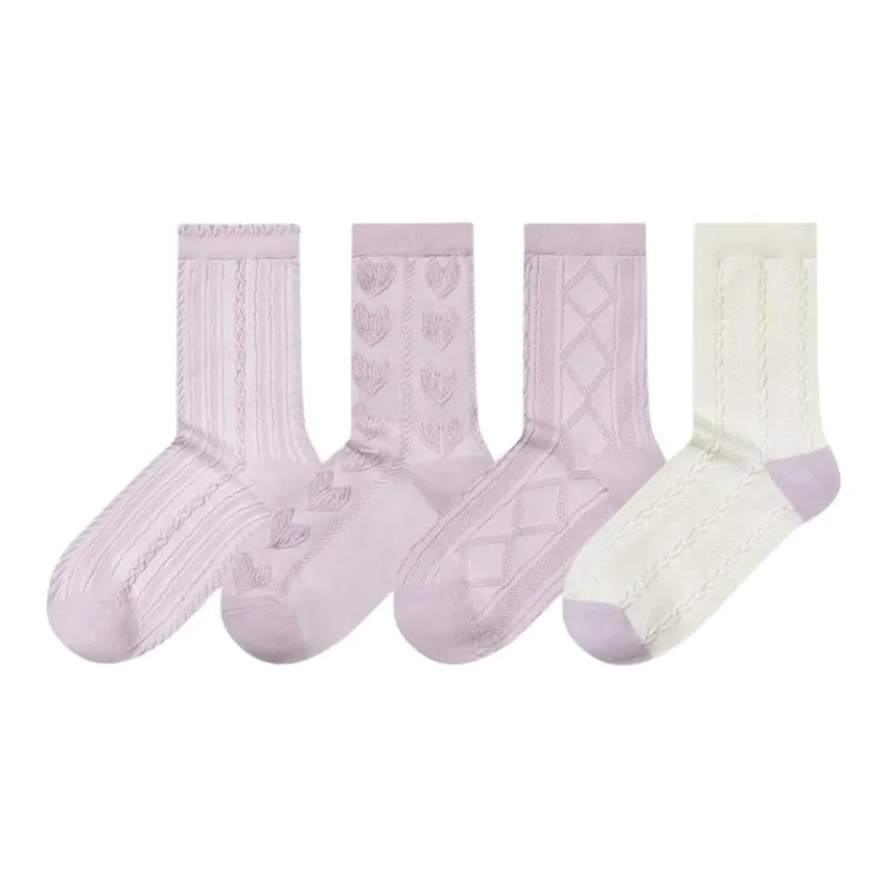 BIOSERICA ERA Mid Calf Socks Women's 4 Pack-0