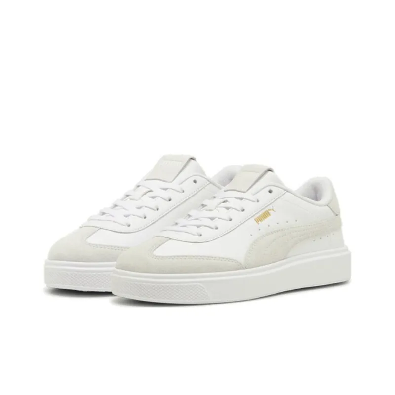 PUMA Lajla Anti Slip Wear Resistant Low Top Skateboard Shoes Unisex White Gray-2