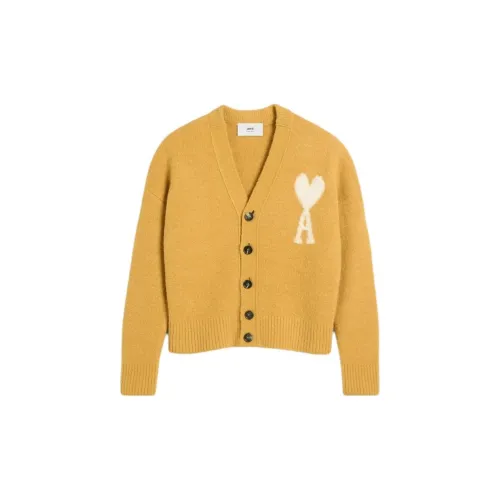 AMIPARIS Sweaters Unisex Mustard Yellow