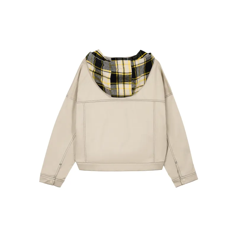 Adidas Neo Cropped Coats Women's Khaki-1