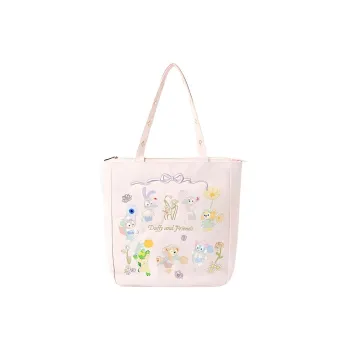 Disney Polyester Tote Canvas Bag Handbag Regular Women's Pink
