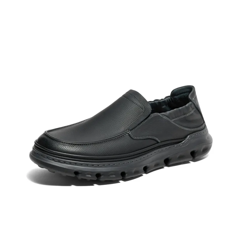 BELLE Casual Shoes Men Low-Top Black-1