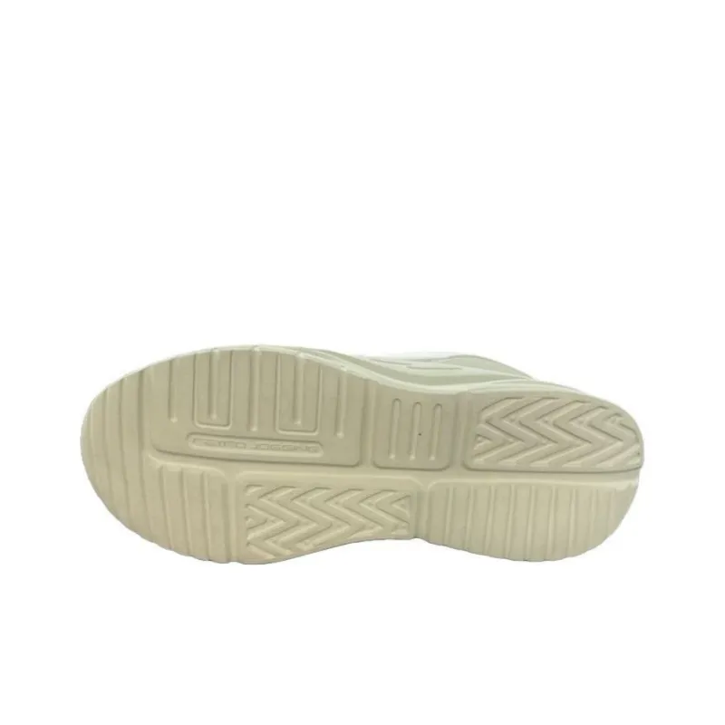 Erke Breathable Lightweight Low-Top Running Shoes Women's White Green-3
