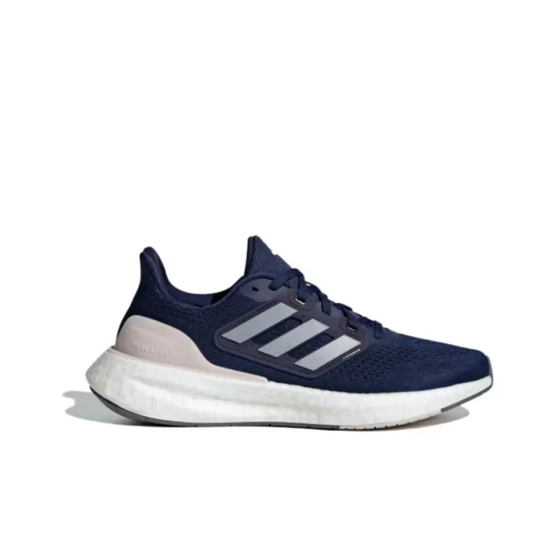 Adidas Pureboost 23 Anti Slip Wear Resistant Low Top Running Shoes Women's Dark Blue-2
