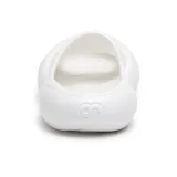 CN EVA Slip-Resistant Odor-Resistant Abrasion-Resistant Slide Slippers Unisex White