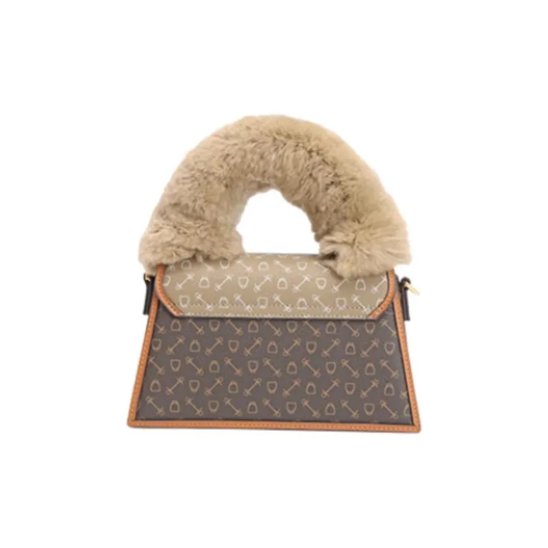 Why Artificial Leather Handbag, Shoulder Bag, Crossbody Bag Small Size Women's Coffee & Caramel/Coffee & Milk Tea-13