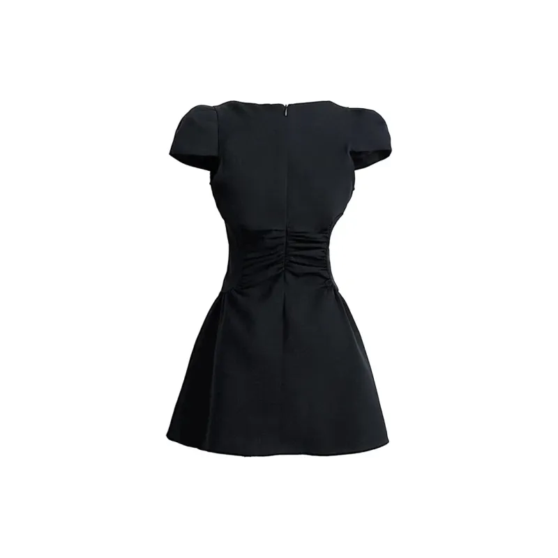JOSR Short Sleeved Dress Women's Black-1