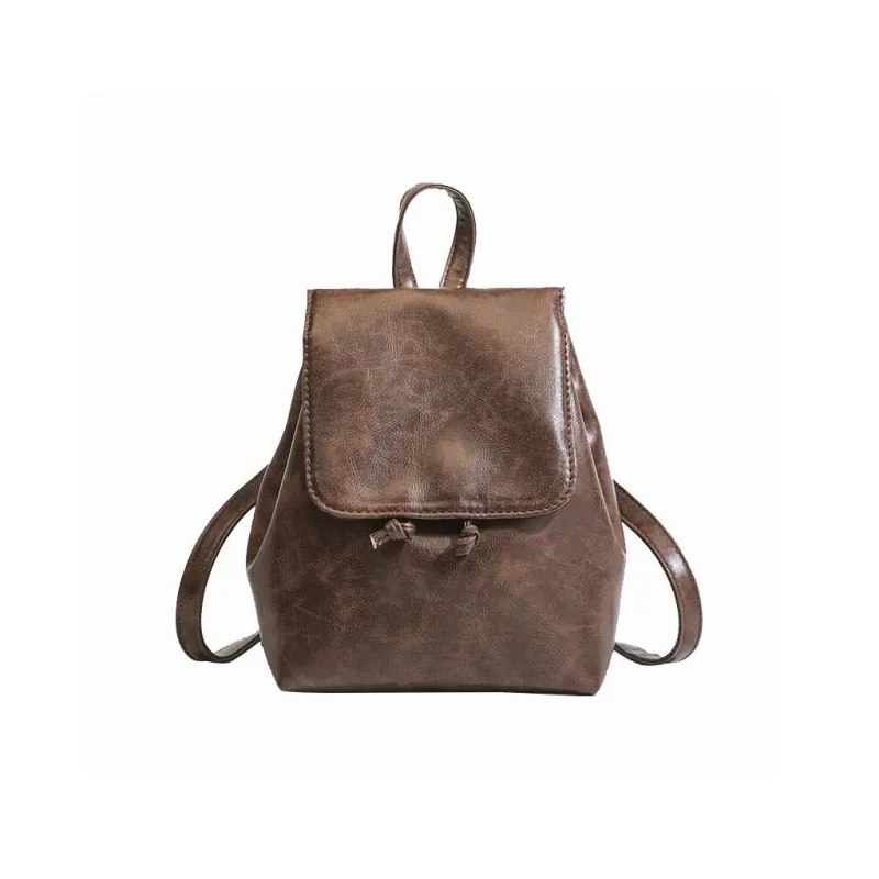 Aini Rabbit PU Backpack Regular Women's Black/Brown-6
