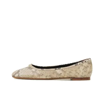 Chloé Marcie Python Print Ballerina Flats Women's