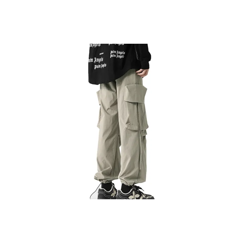 PAINT STAIN Casual Pants Unisex Green-1