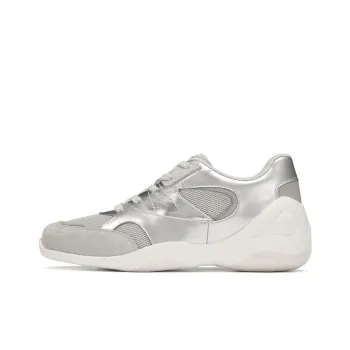 73Hours Shooting Stars Streaked Low Top Casual Shoes Women's Gray Silver