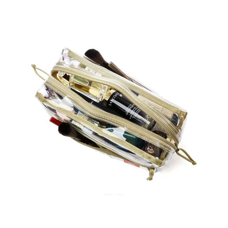 Rough Enough PVC Makeup Bag, Storage Bag, Toiletry Bag Tubas Unisex Transparent-1