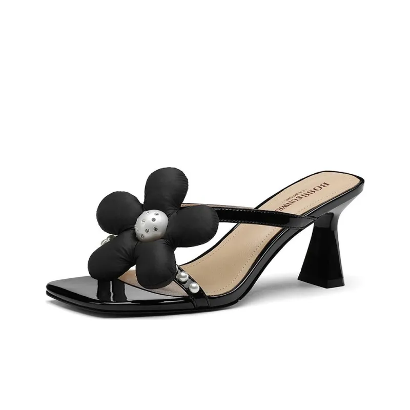 BOSSSUNWEN Slide Slippers Women's Black-2