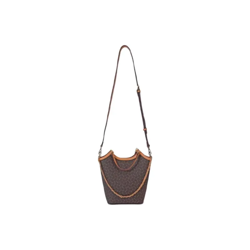 Why Artificial Leather Portable Crossbody Bag, Shoulder Bag Medium Size Women's Coffee-1