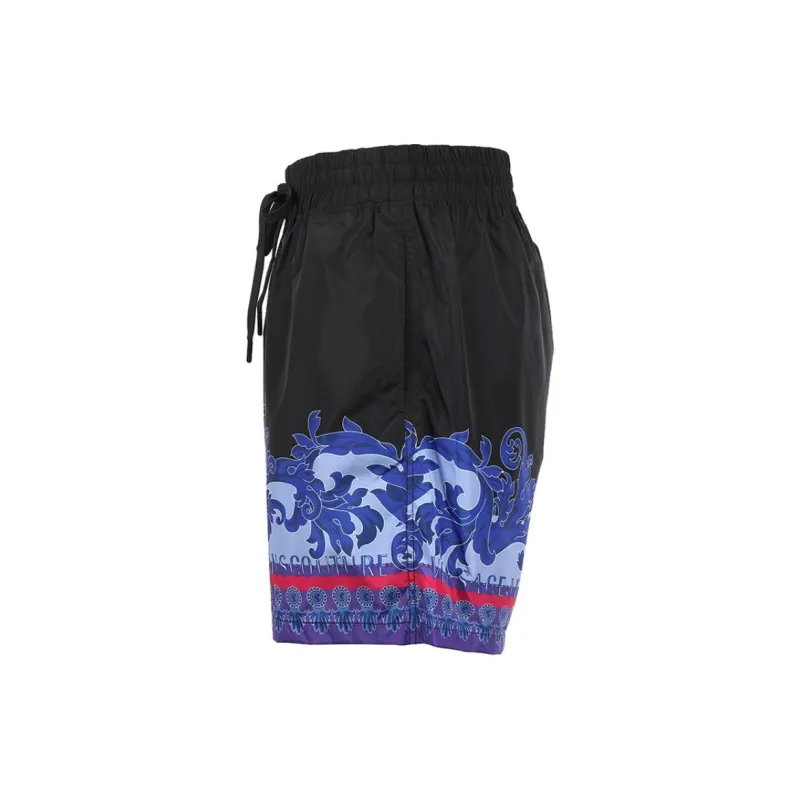 VERSACE JEANS COUTURE Pattern Printed Drawstring Shorts-2