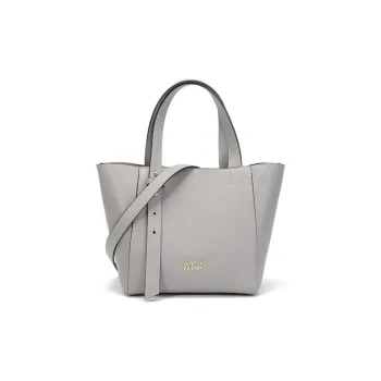 Why Cow Leather Shoulder Bag, Crossbody Bag, Handbag Small Size Women's Gray/Pink/Jasper/Tea Green
