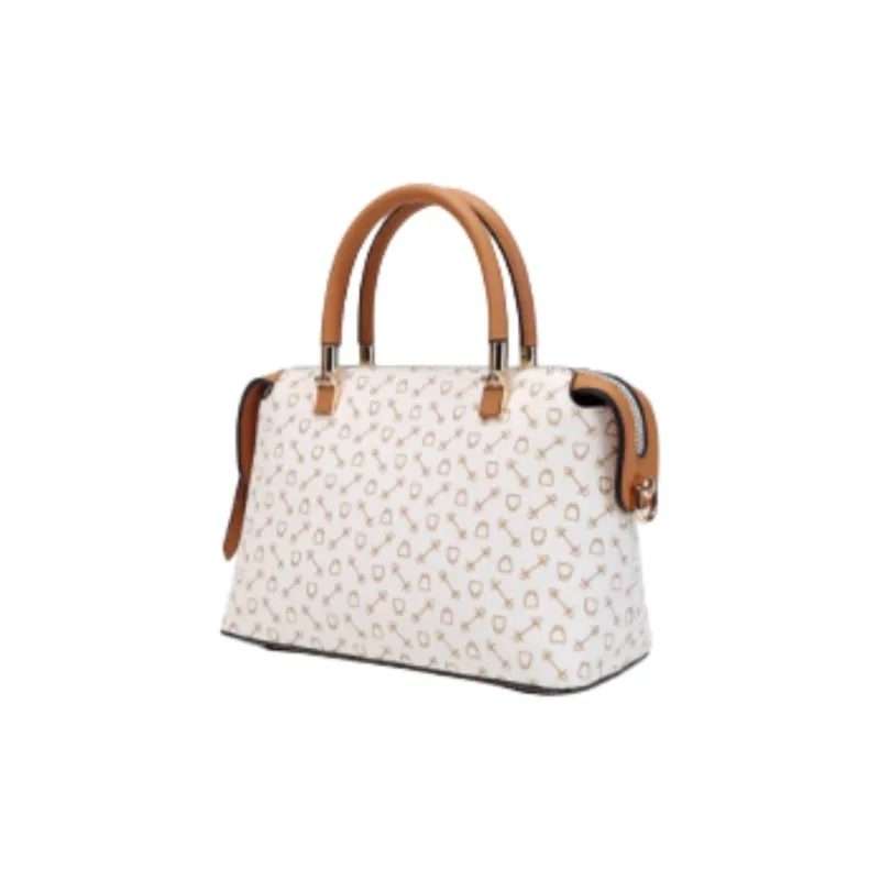 Why Artificial Leather Pillow Bag, Handbag, Shoulder Bag, Crossbody Bag Small Size Women's Beige/Coffee-1