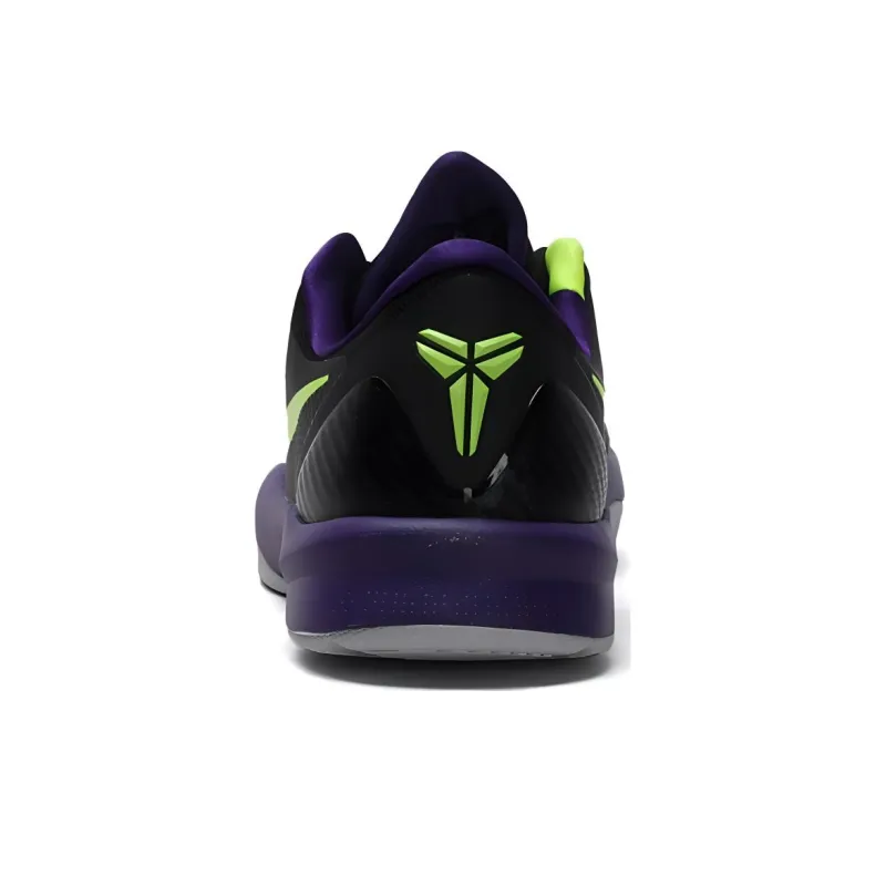 Nike Venomenon 4 Zoom Kobe Cushioning Anti Slip And Wear Resistant Low Top Basketball Shoes Men's Black Purple Yellow-4