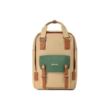 MR.ACE HOMME Polyester Backpack Tubas Unisex Mountain Green/Mist Blue/Graphite Gray