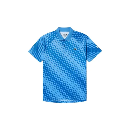 LACOSTE Polo Shirts Men Blue