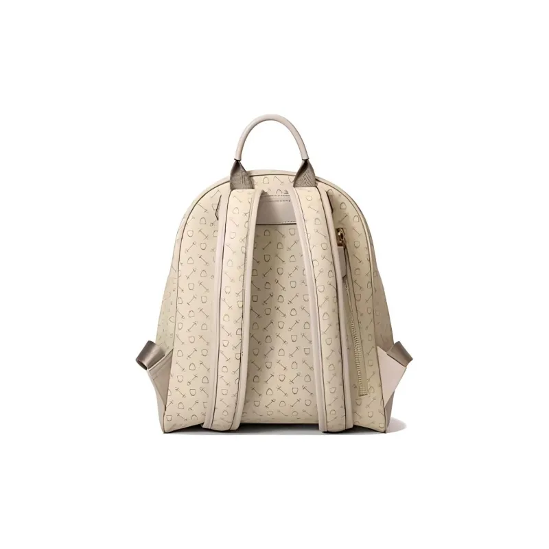 Why Artificial Leather Backpack Large Size Women's Coffee/Apricot-11