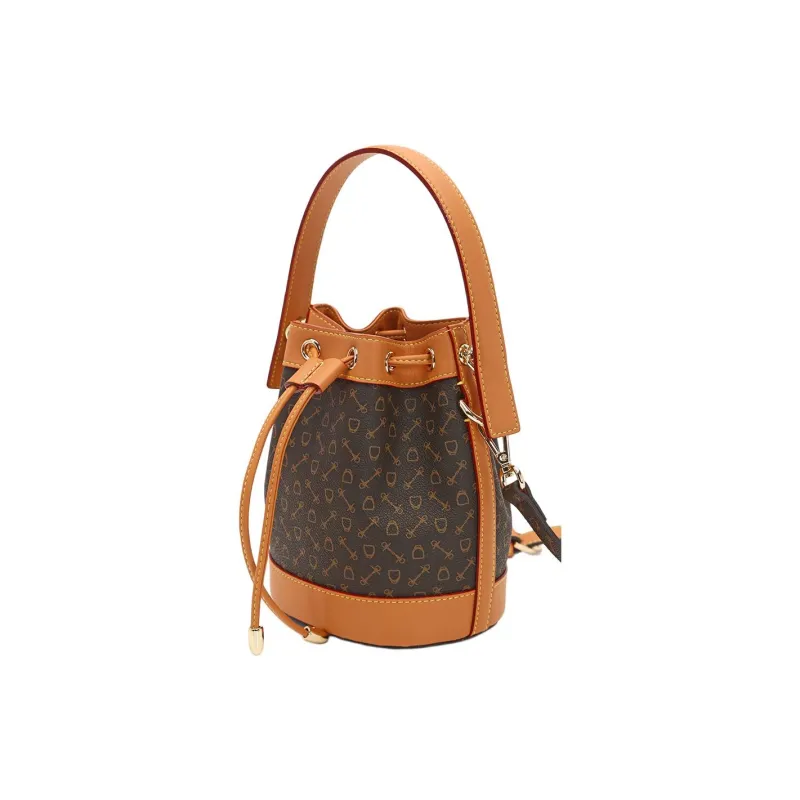 Why Artificial Leather Crossbody One Shoulder Handbag Small Size Women's Coffee/Apricot & Pink/Milk Tea-8