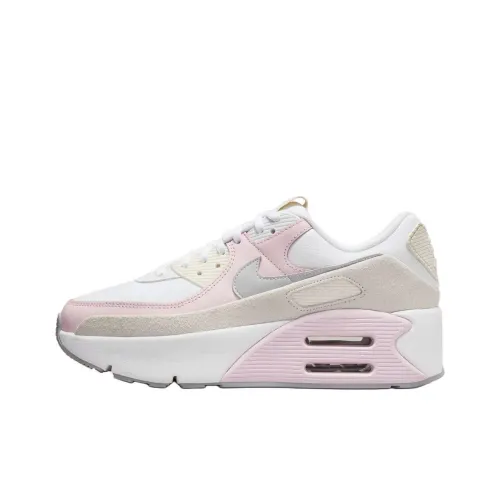 Nike Air Max 90 Casual Shoes Women's Low-Top Pink