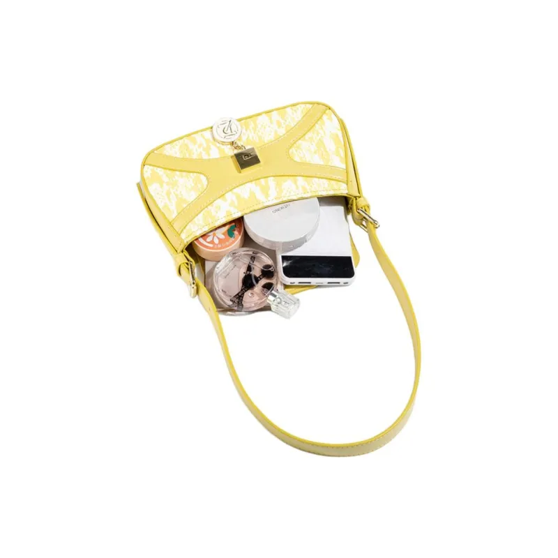 MACK JODAER Microfiber Synthetic Leather Cell Phone Pouch Regular Women's Light Yellow-6