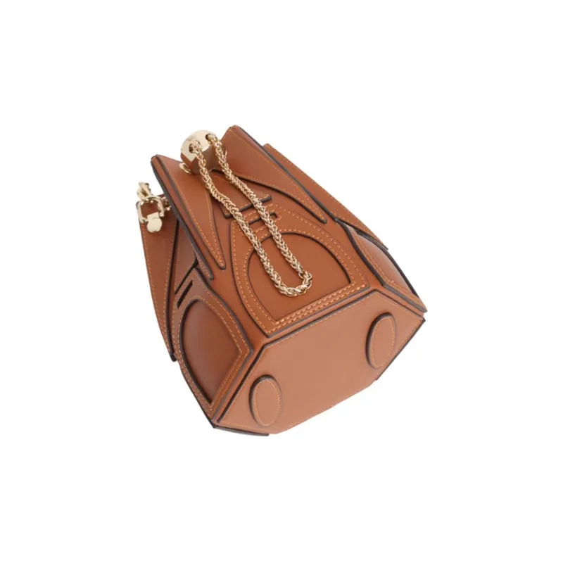 Why Artificial Leather Shoulder Bag Small Size Women's Caramel/Autumn Pear Yellow-5