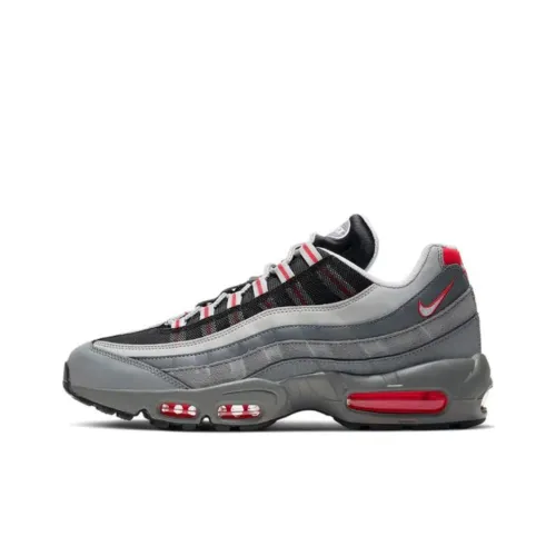 Nike Air Max 95 Essential Particle Grey Track Red